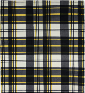 Plaid Tartan Ocra Nero . Maryplaid